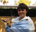 Moi et un kangourou