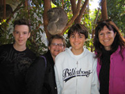 Hippolyte, Sylvie, Enzo et Cécile