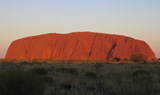 Uluru au coucher de soleil